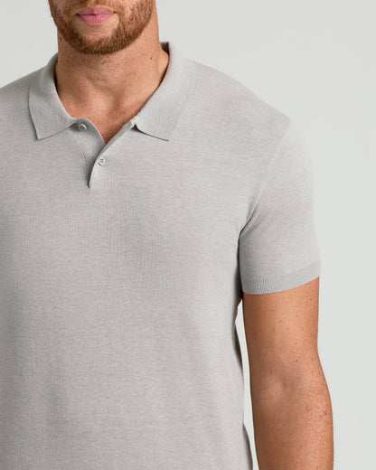 Heather Gray Tall Dressy Polo