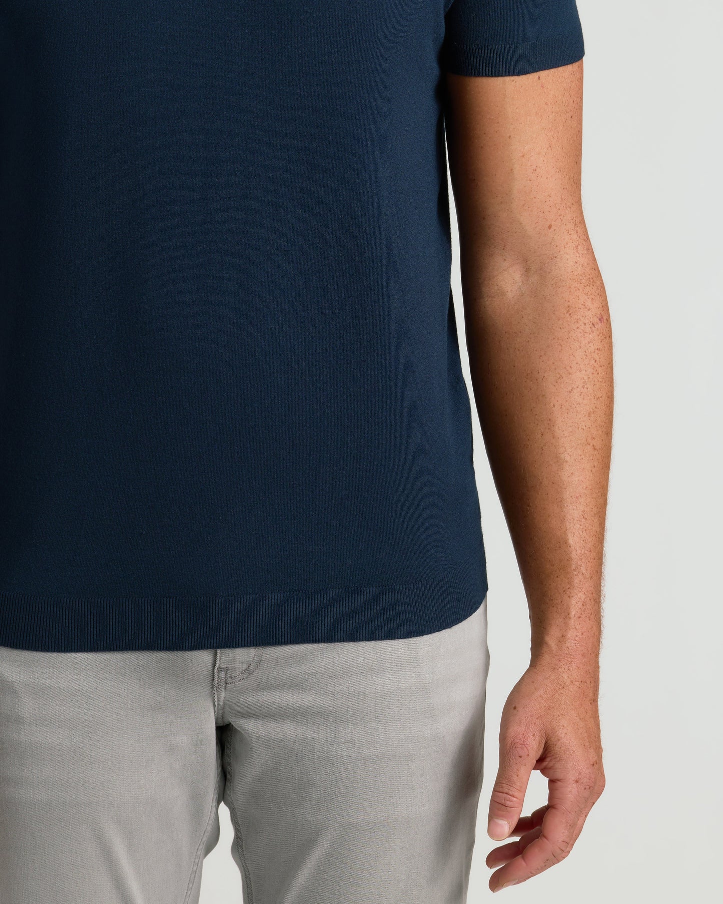 Navy Tall Dressy Polo