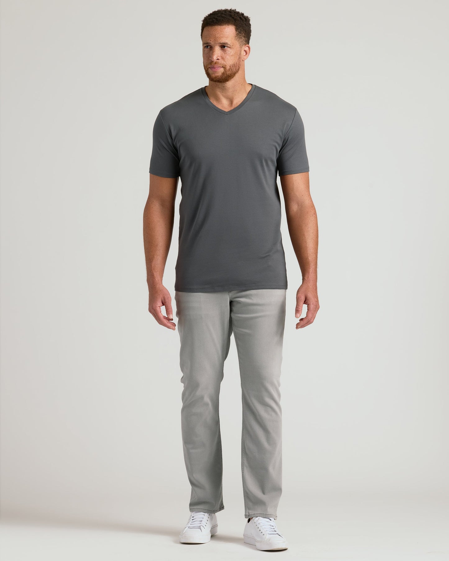Tall Premium Pima V-Neck 4-Pack