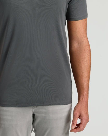 Carbon Tall Premium Pima V-Neck