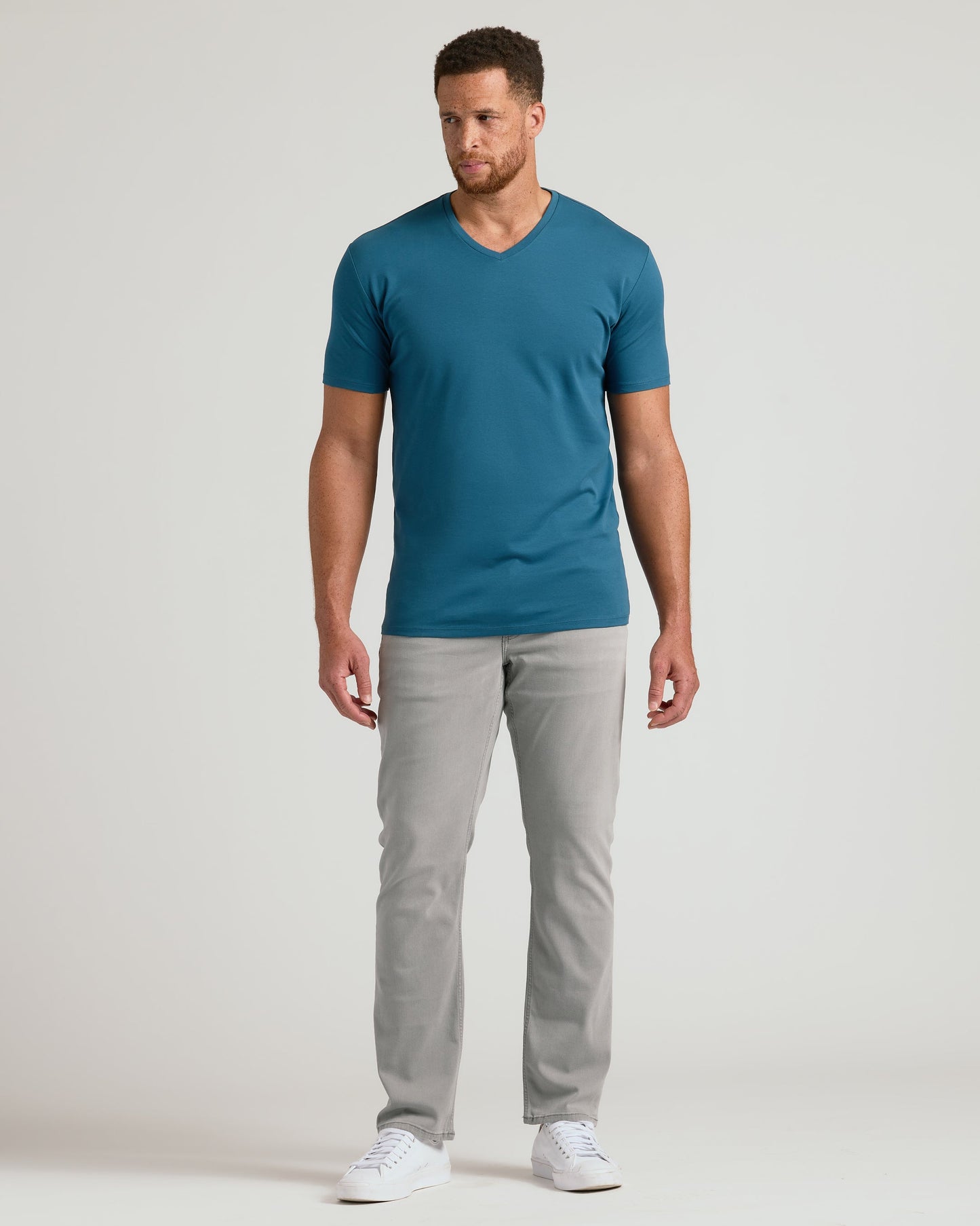 Lagoon Tall Premium Pima V-Neck