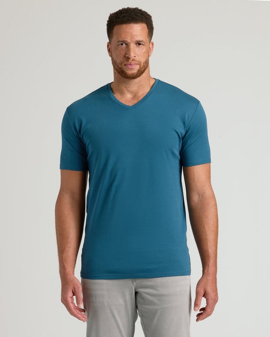 Lagoon Tall Premium Pima V-Neck