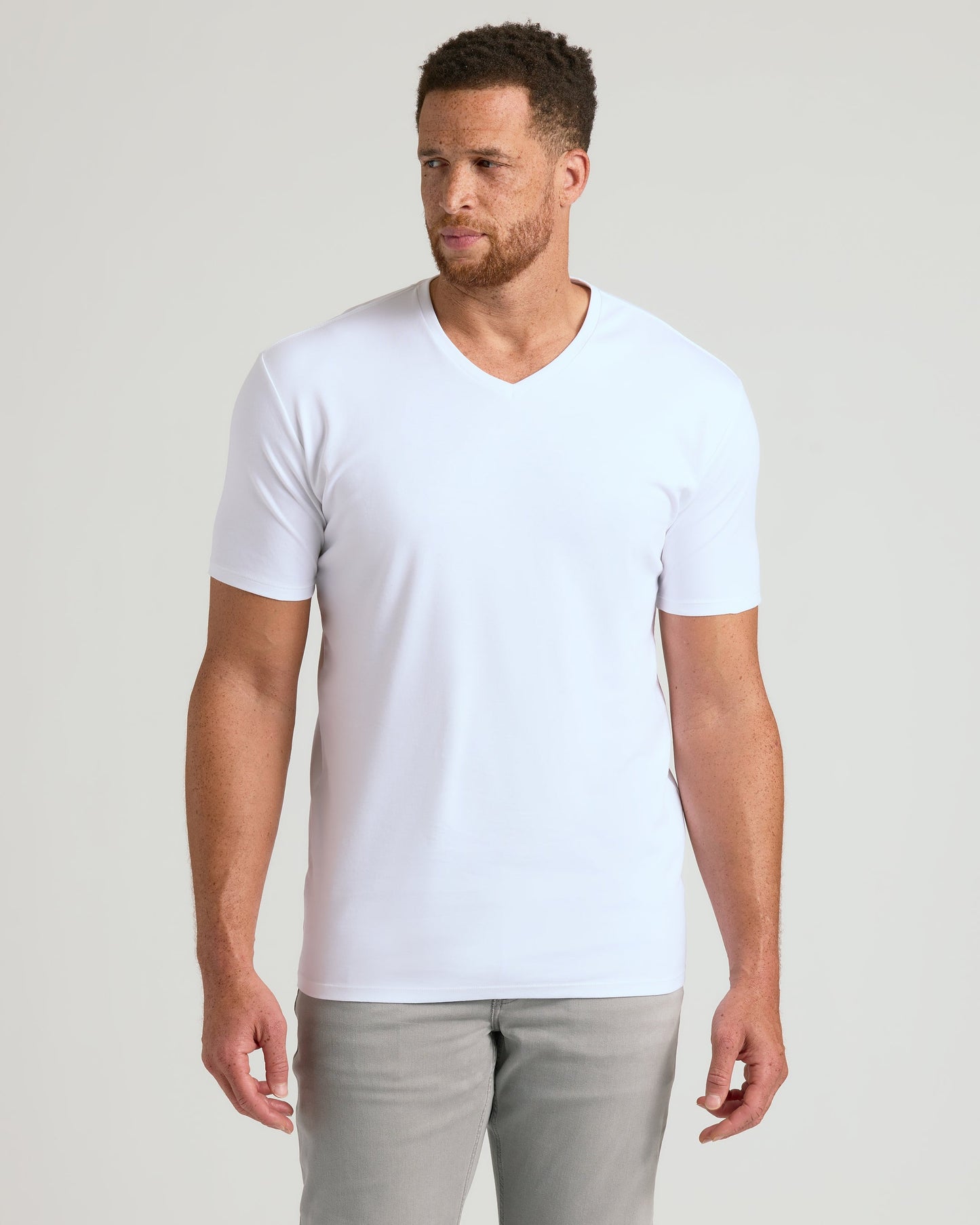 Tall Premium Pima V-Neck 4-Pack