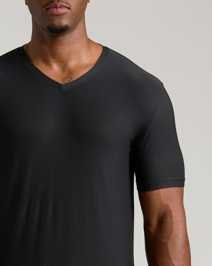 Black Tall Active V-Neck