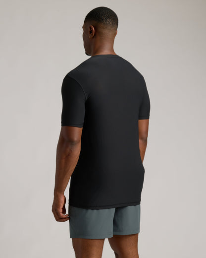 Black Tall Active V-Neck