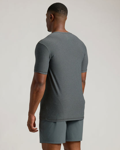 Charcoal Heather Gray Tall Active V-Neck