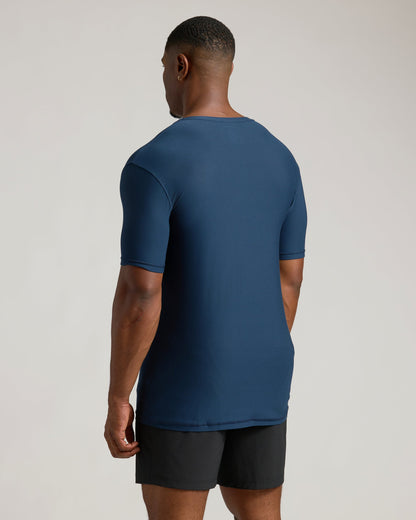 Navy Tall Active V-Neck