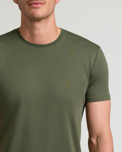 Grove Tall Premium Pima Crew Curved Hem