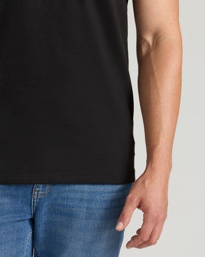 All Black Tall Heavyweight Pocket Crew 6-Pack