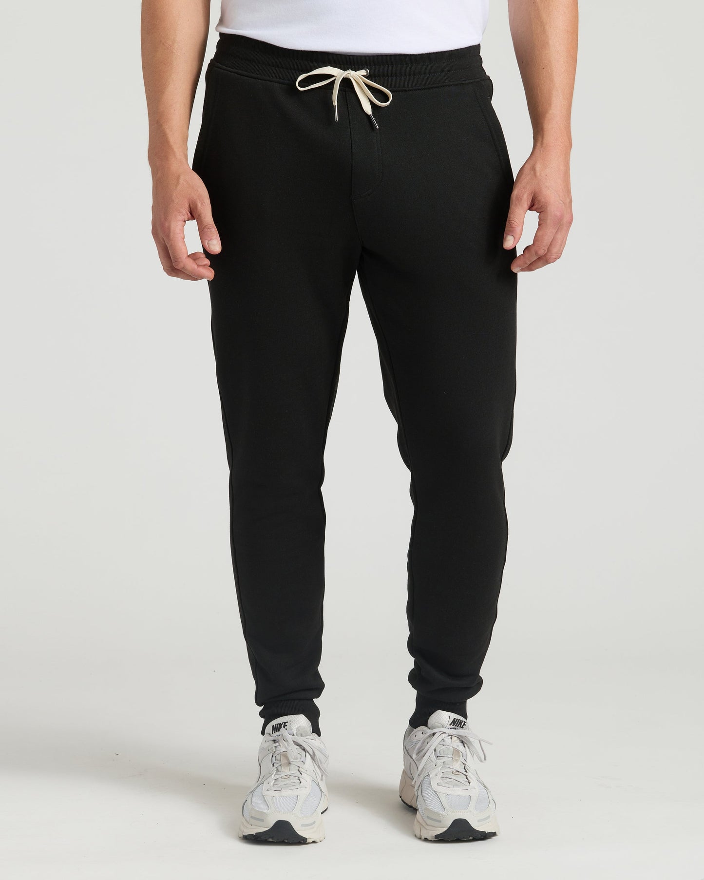 Black Tall Fleece French Terry Joggers