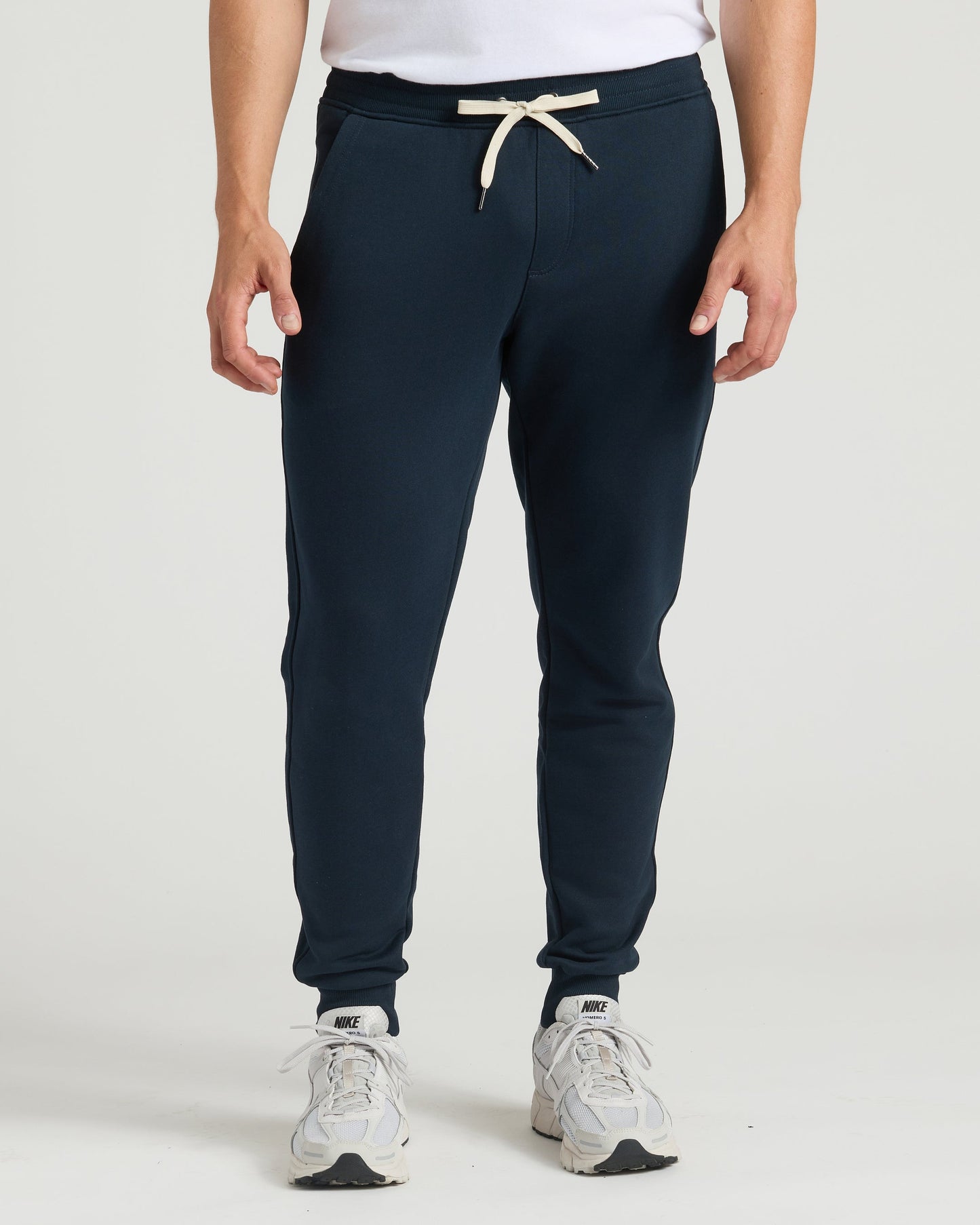 Navy Tall Fleece French Terry Joggers