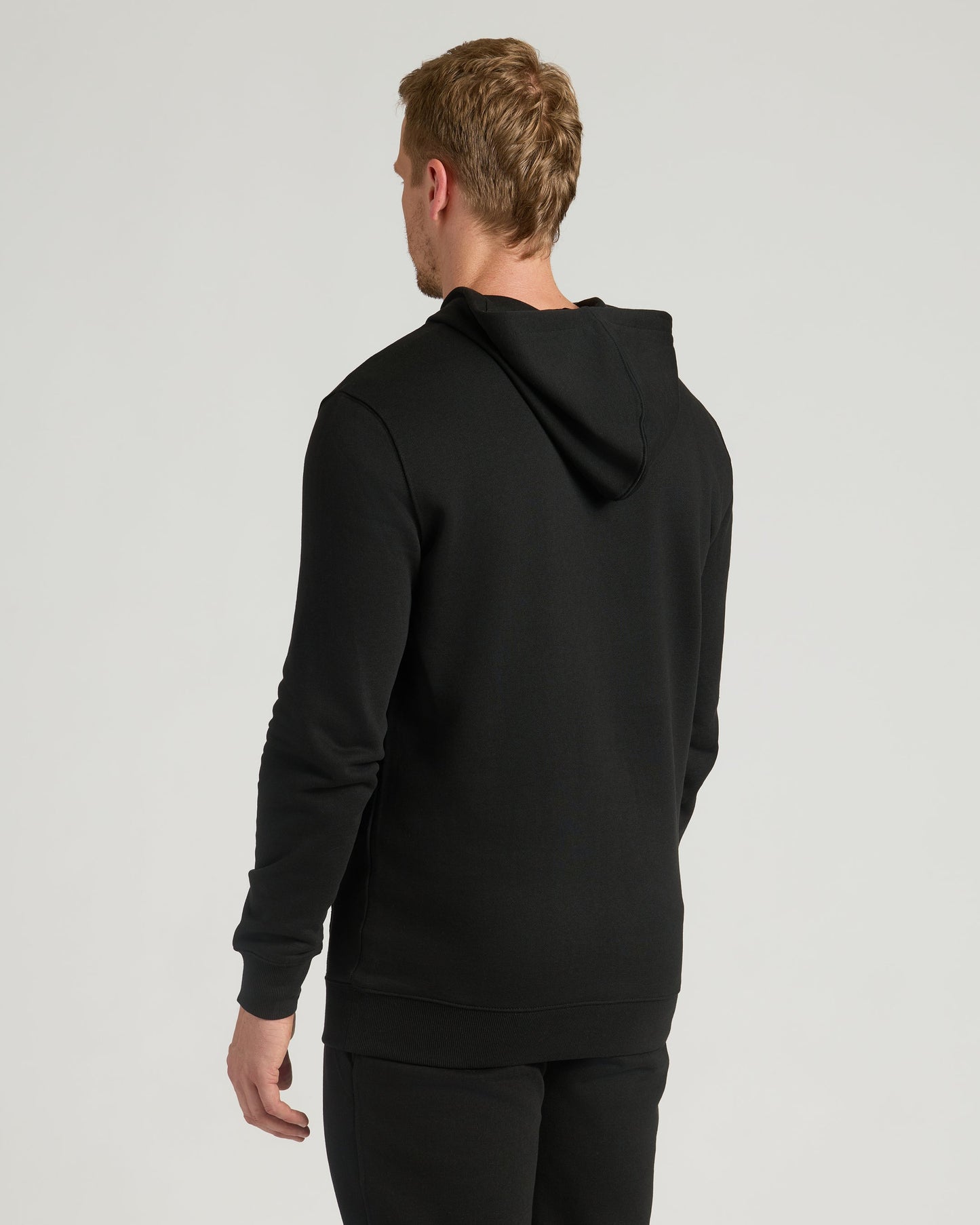 Black Tall Fleece Pullover Hoodie & Joggers 2-Pack