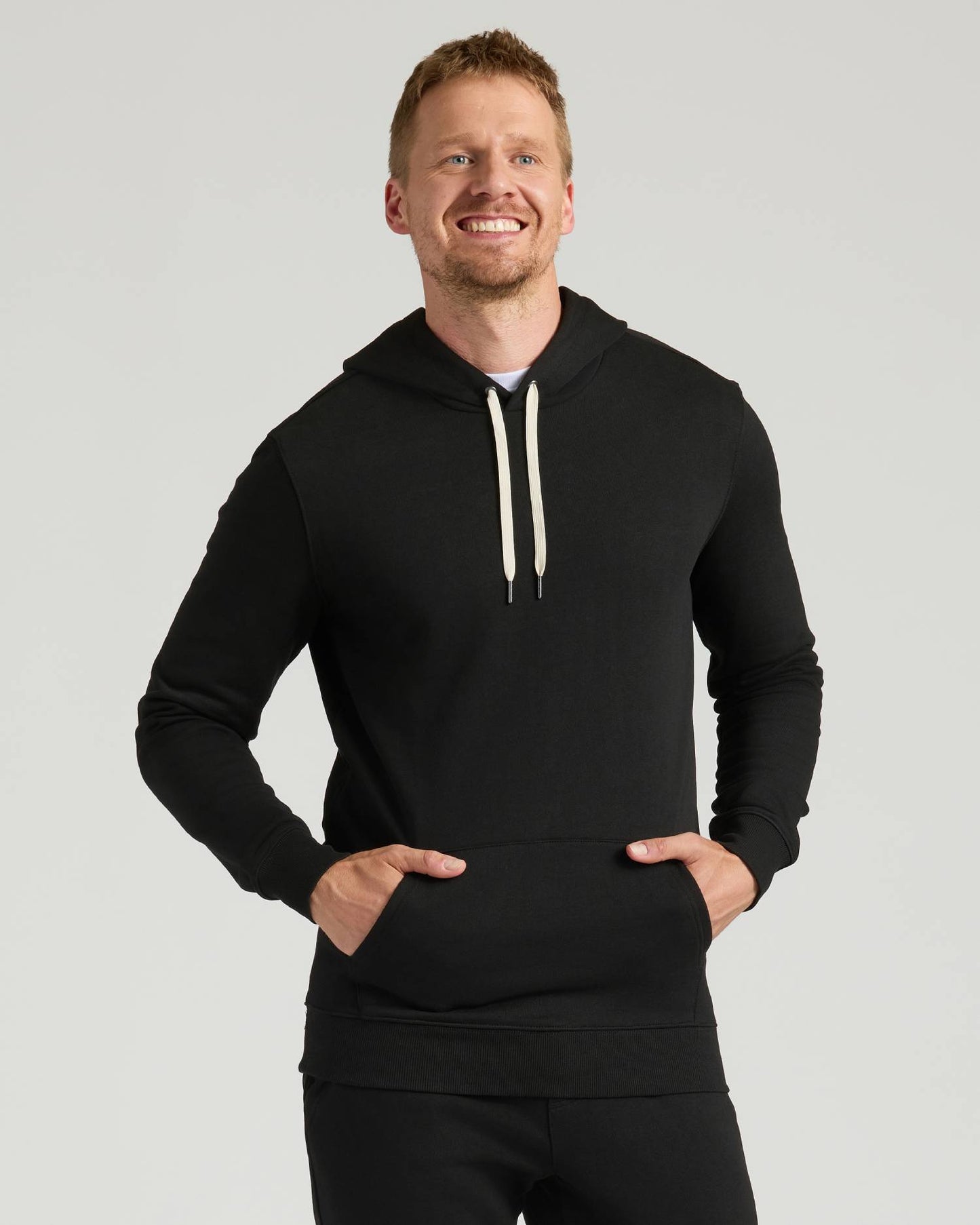 Black Tall Fleece Pullover Hoodie & Joggers 2-Pack