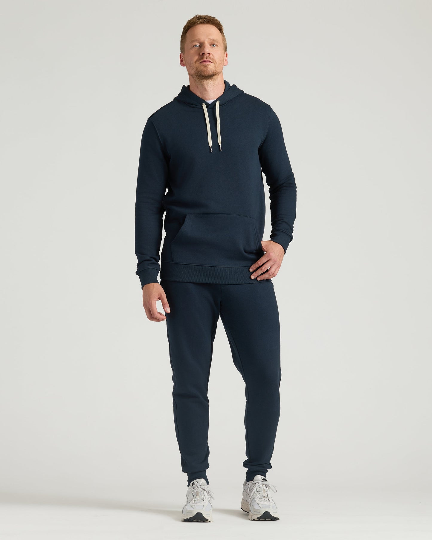 Navy Tall Fleece Pullover Hoodie & Joggers 2-Pack