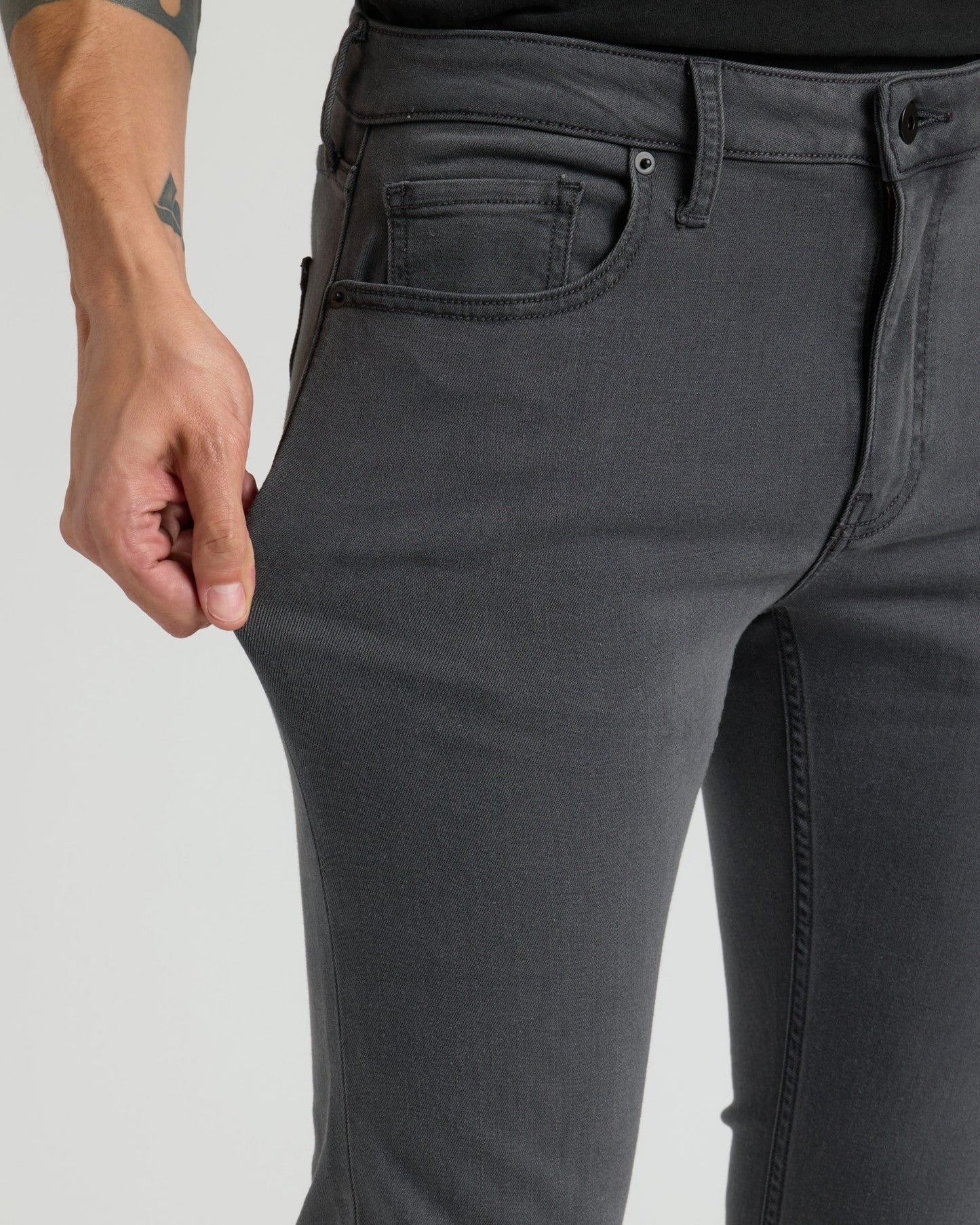 Gray Wash Slim Comfort Stretch Jeans