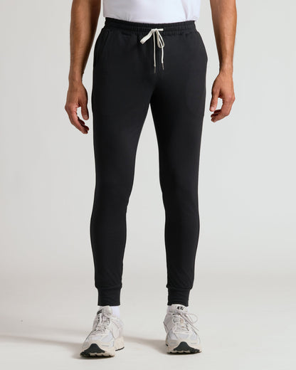 Black Active Crew and Jogger 2-Pack