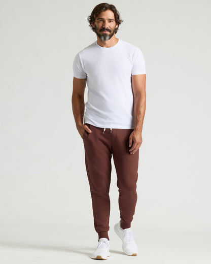 Carob Fleece French Terry Joggers