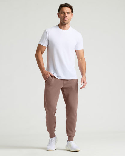 Slate Mauve Fleece French Terry Joggers