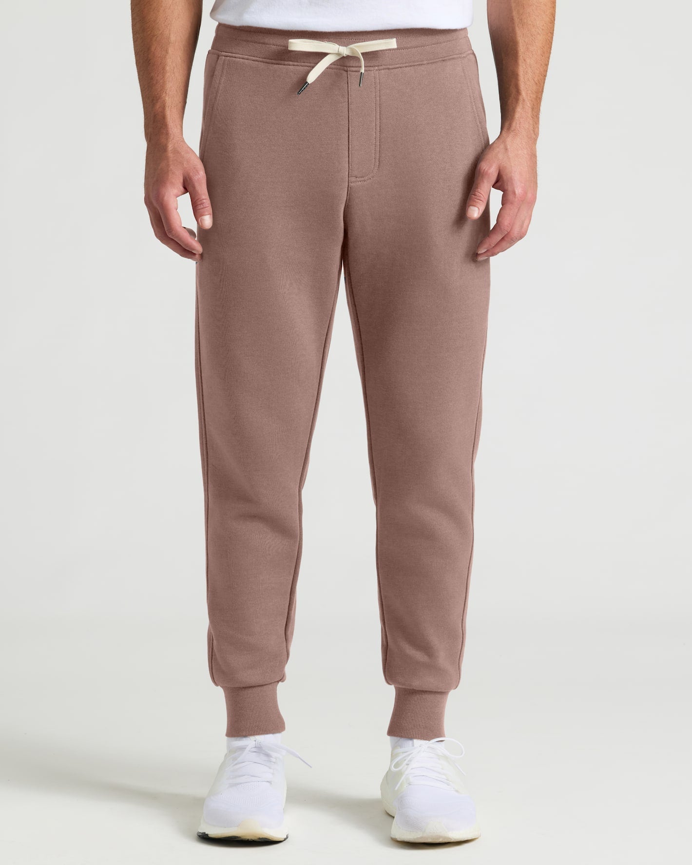 Slate Mauve Fleece French Terry Joggers