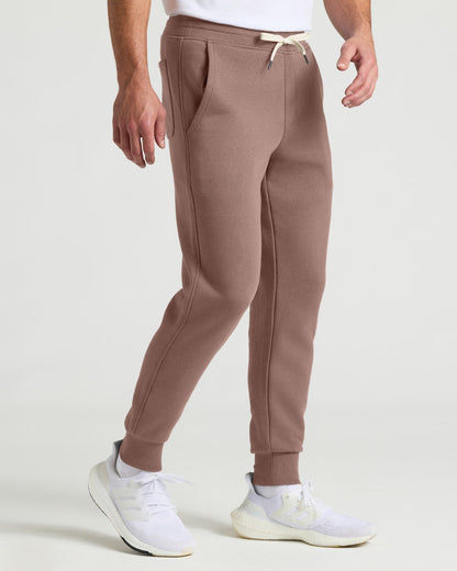 Slate Mauve Fleece French Terry Joggers