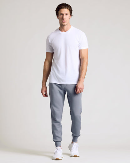 Dusty Blue Fleece French Terry Joggers