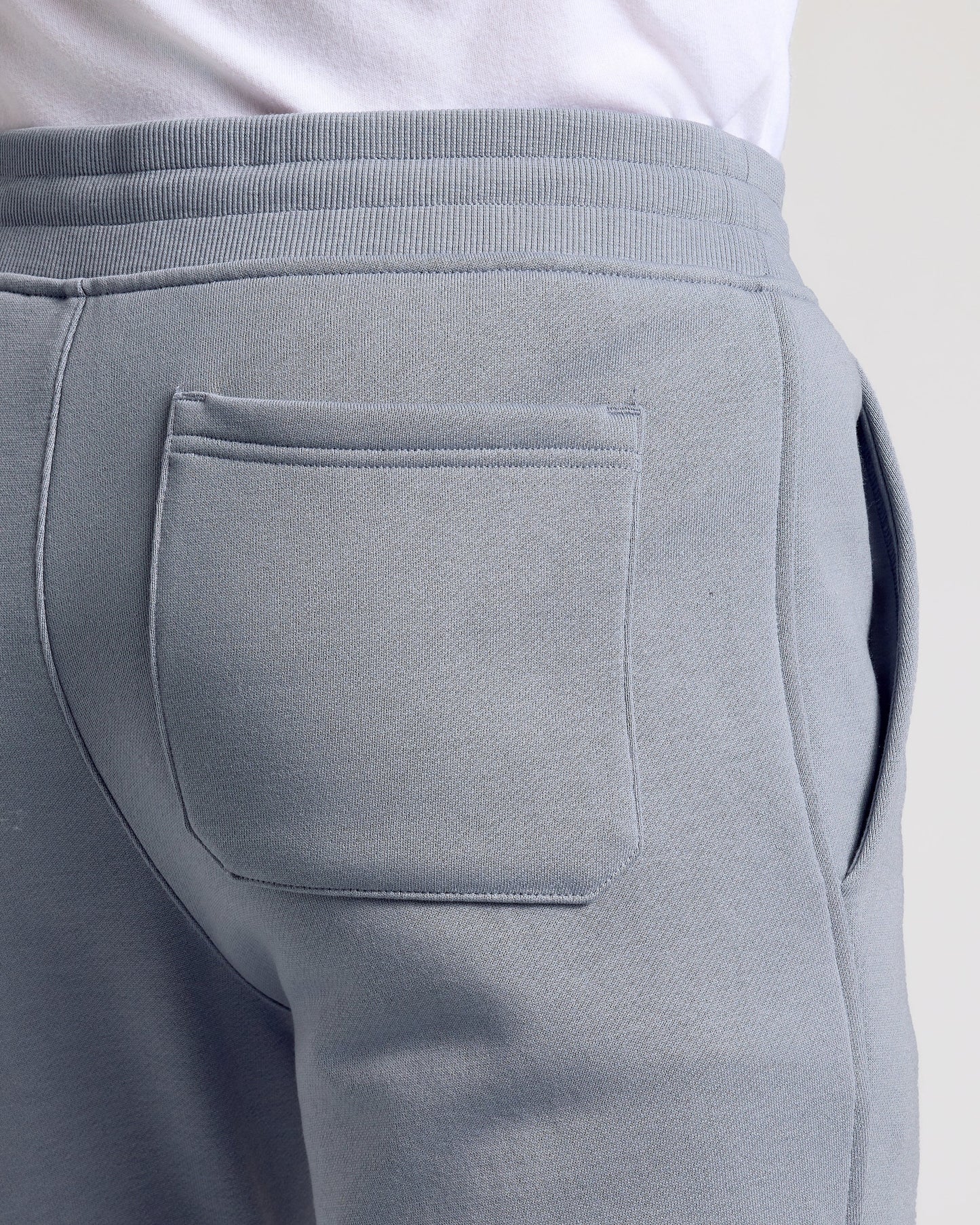 Dusty Blue Fleece French Terry Joggers