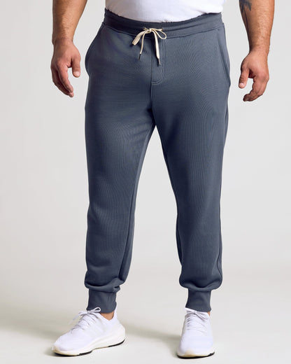 Dusty Blue and Stormy Fleece French Terry Joggers 2-Pack