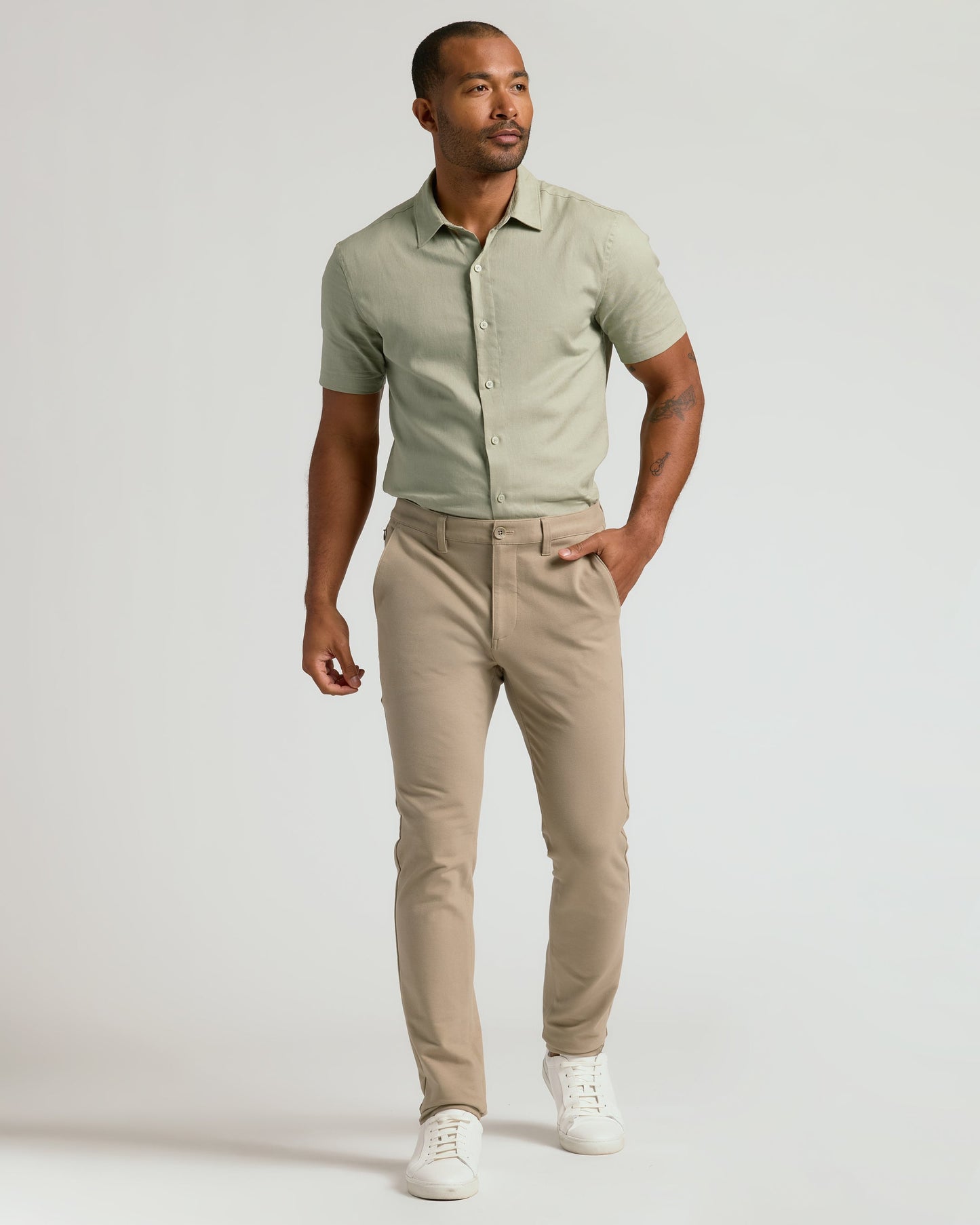 Khaki Slim Chino Pants 2.0