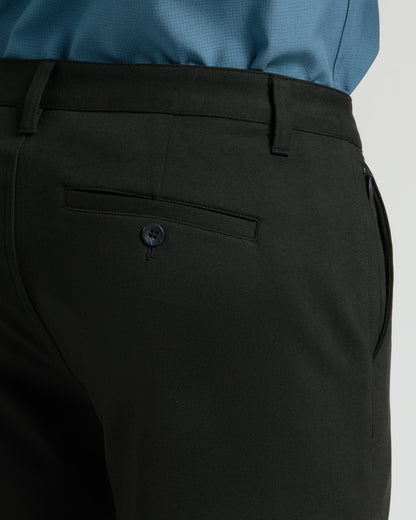 Black Straight Chino Pants 2.0