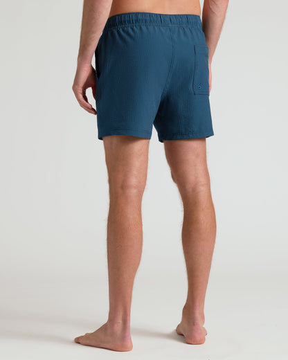 5" Underwater Seersucker Swim Trunks
