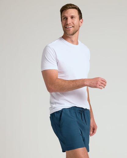 5" Underwater Seersucker Swim Trunks