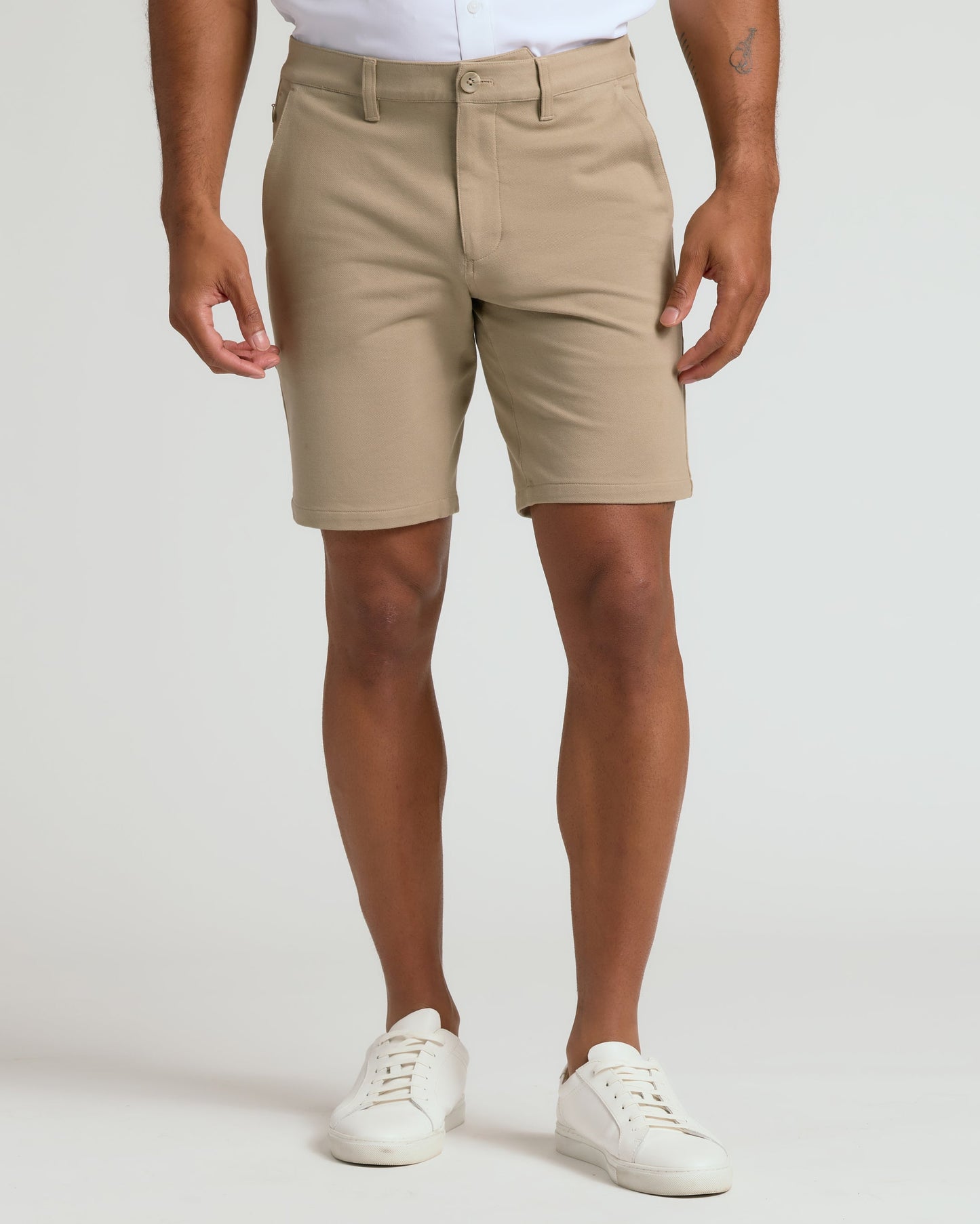 9" Black & Khaki Chino Shorts 2-Pack
