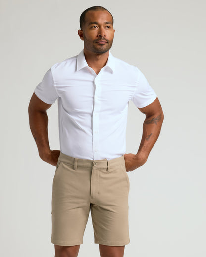 9" Khaki Chino Shorts 2.0