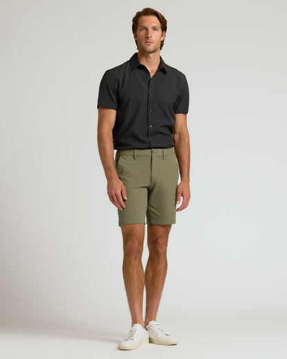 9" Military Green Chino Shorts 2.0