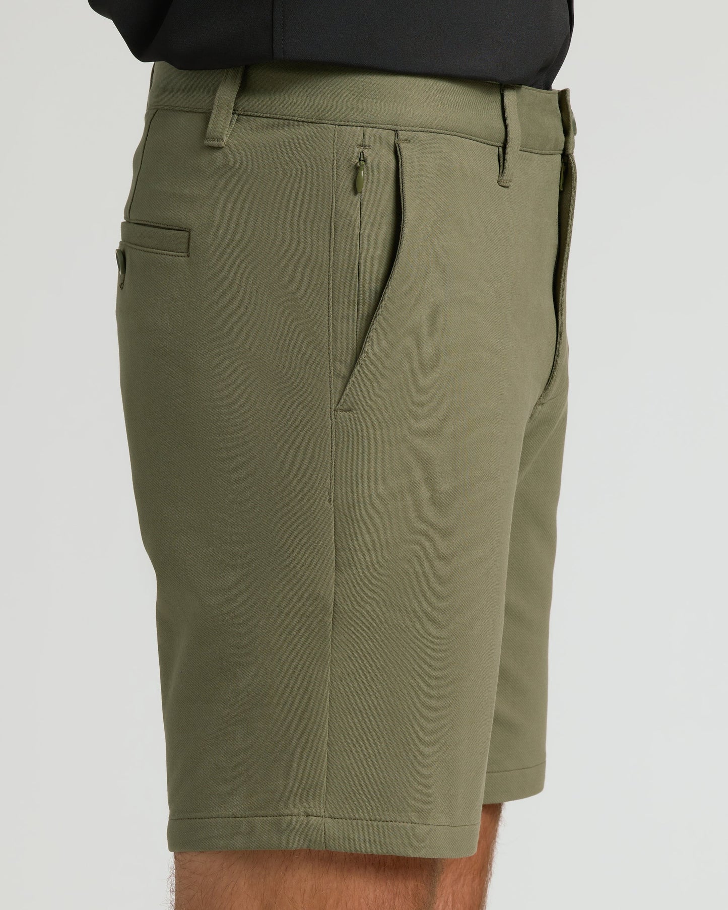 9" Military Green Chino Shorts 2.0
