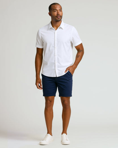 9" Navy Classic Chino Shorts 2.0