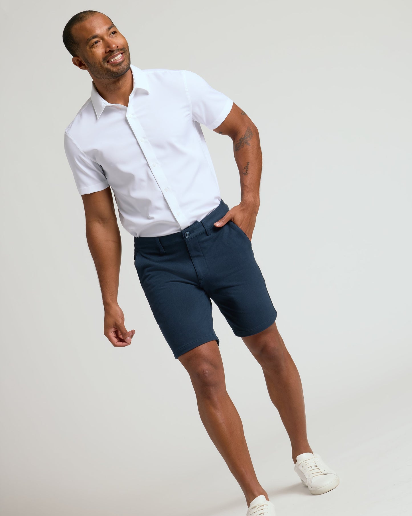 9" Navy Classic Chino Shorts 2.0