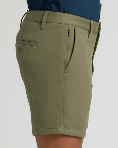 7" Military Green Chino Shorts 2.0