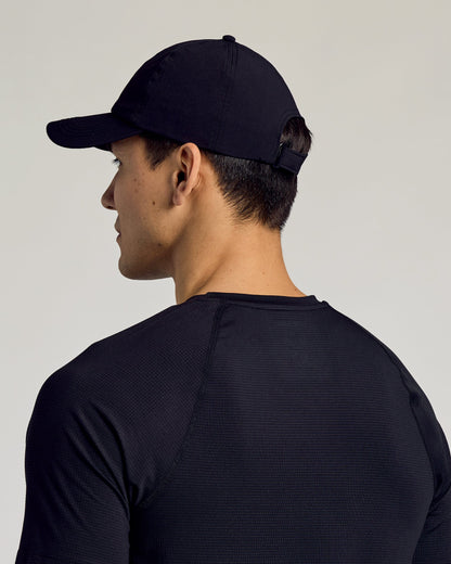 Black Active Running Cap