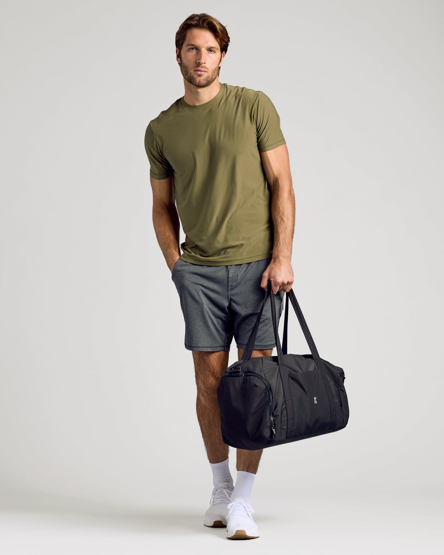Black Gym Duffle Bag
