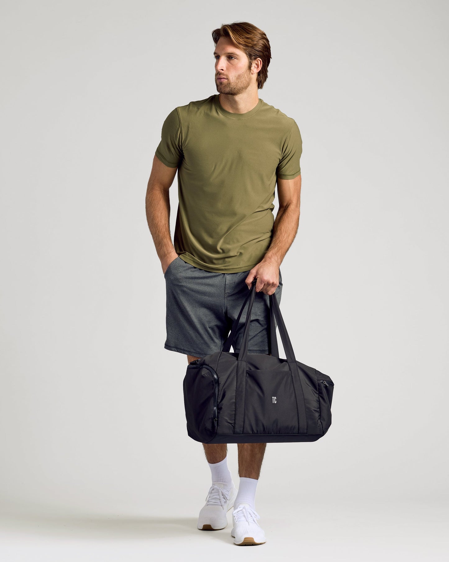 Black Gym Duffle Bag