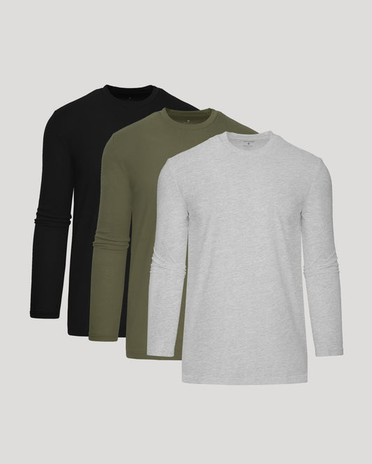 Tall Classic Long Sleeve Crew 3-Pack