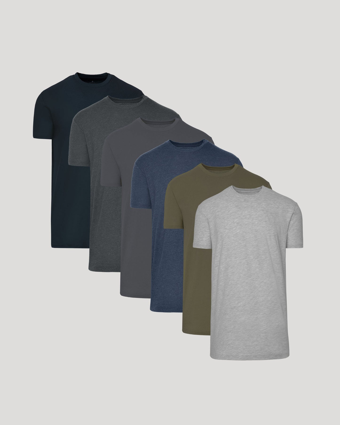 Dark Neutrals Tall Straight Hem T-Shirt 6-Pack