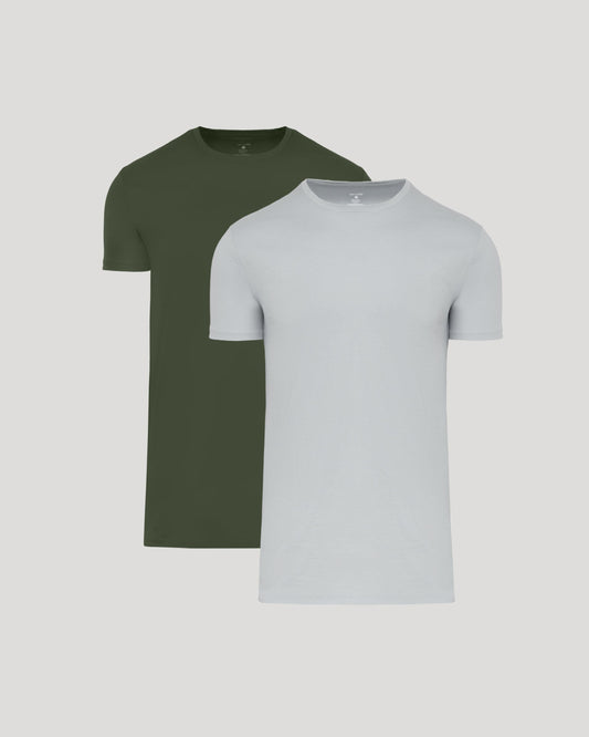 Grove & Steel Tall Premium Pima Crew Neck 2-Pack