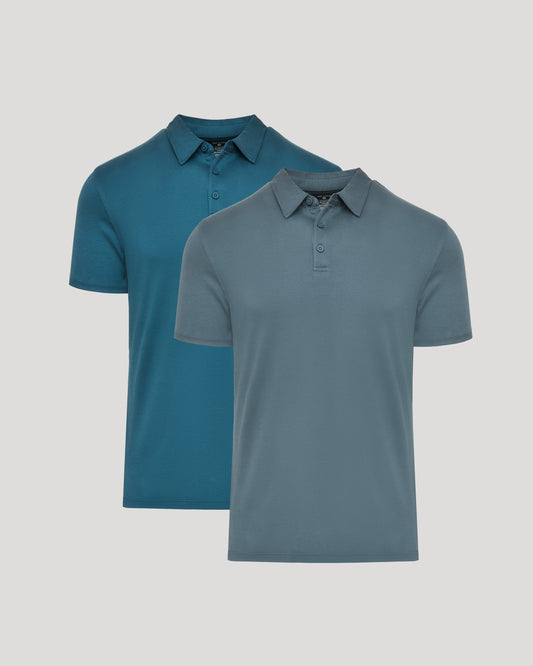 Tempest & Lagoon Premium Pima Polo 2-Pack