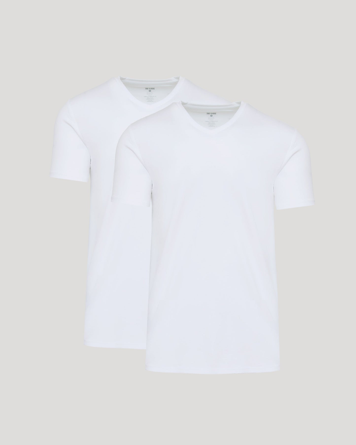 White Premium Pima V-Neck 2-Pack