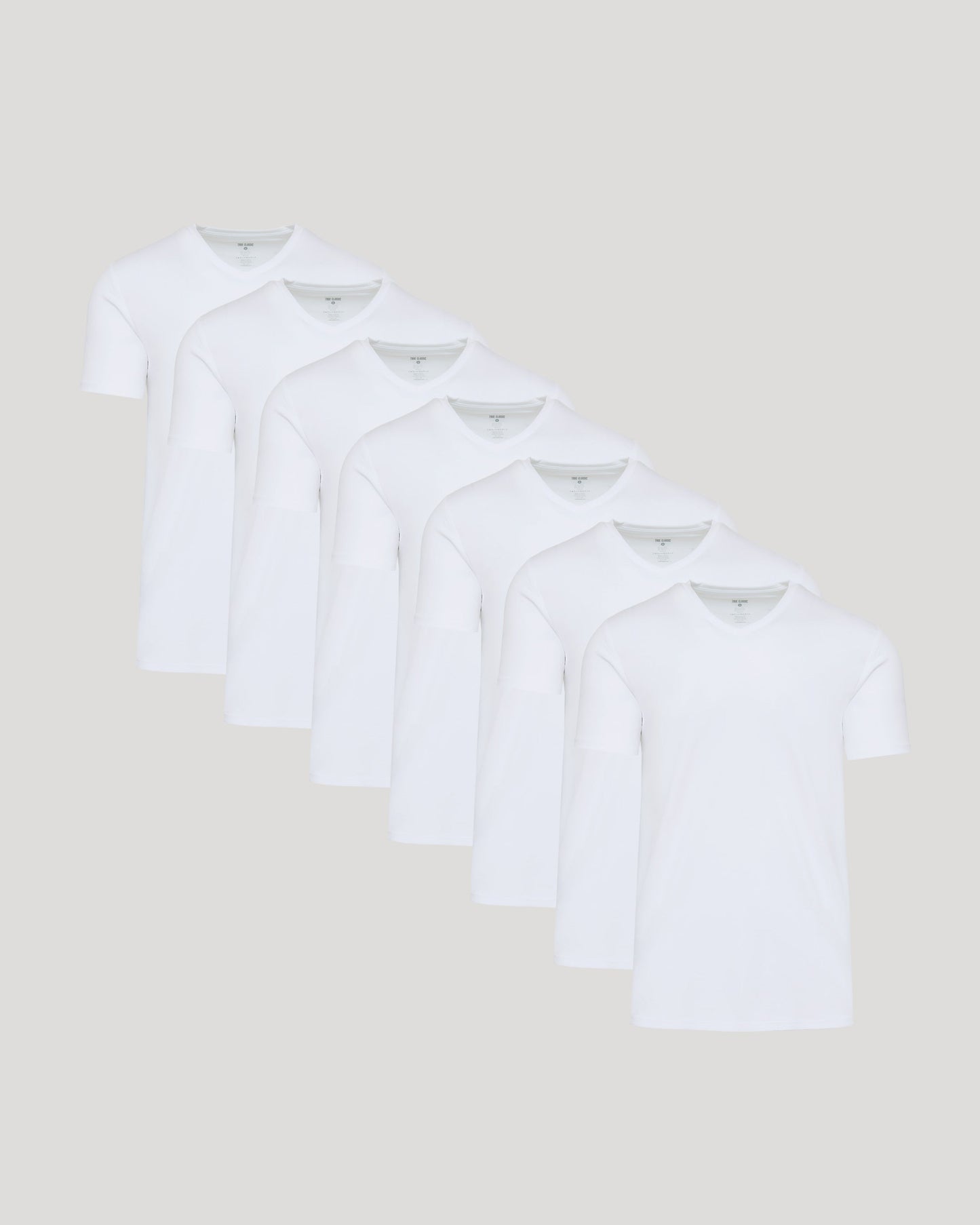 White Premium Pima V-Neck 7-Pack