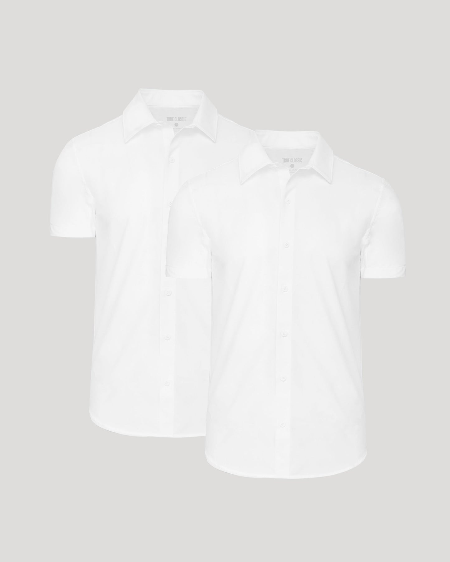 White Short Sleeve Commuter Shirt 2-Pack