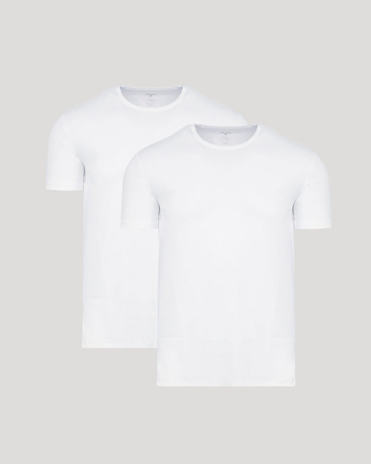 White Premium Pima Crew Neck 2-Pack
