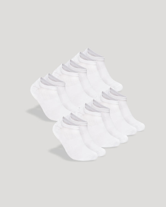 White No Show Socks 6-Pack 2.0